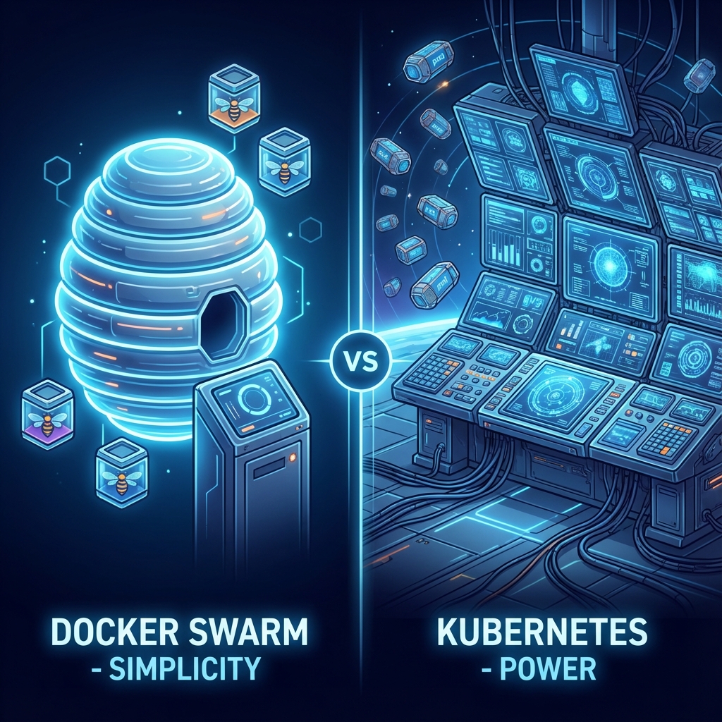 Docker Swarm vs Kubernetes: Orchestration Comparison for 2025